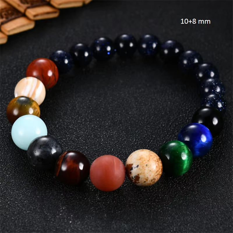 Eight Planets Bead Bracelet